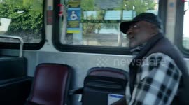 Veteran in wheelchair    Arguing with bus driver she calls lAPD part 3