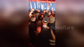 Newsflare Edit - Parklife 2013 Fight - 40 man brawl with stewards