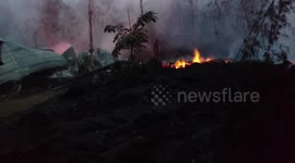 Newest lava fissure Leilani Estates 5:45 a.m. May 9th 2018