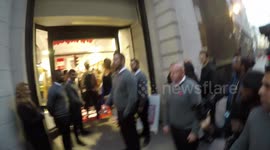 Rod Stewart And Penny Lancaster Departs The Hello Magazine 30th Anniversary Party