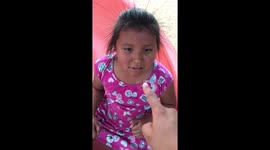 Mommy zaps kid’s nose and 'recharges' her child