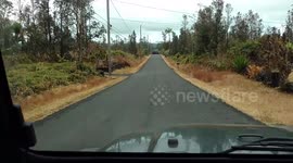 Leilani Estates lava fissure update, May 10, 2018