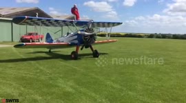 Daredevil gran, 91, sets new world record for oldest female wing walker