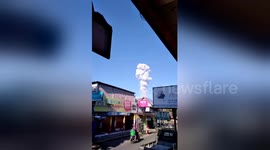 Mount Merapi erupts in Indonesia
