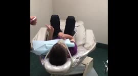 Dancing at the dentist.