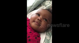 Five-month-old baby says 