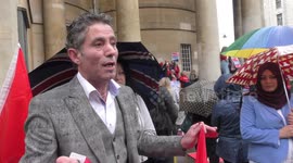 Syria Arabs Army is fighting terrorists the west support terrorism, London, UK