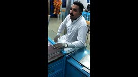 He is a crazy man after his wife