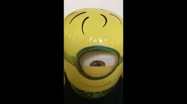 Happy jumping minion