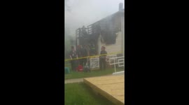 House Fire in Beech Grove Indiana - video  4