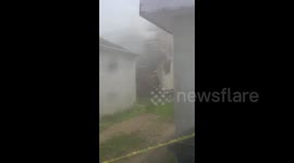 House Fire in Beech Grove Indiana - video 1