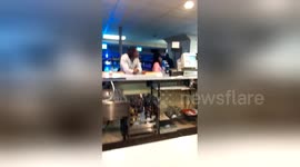 Newsflare Edit - 2015 Webster NY bowling ally fight