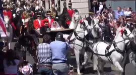 The Royal Couple Depart