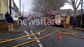Fire at Alcohols factory, Langley Green, Oldbury
