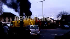 Fire in Sandwell Alcohol LTD factory