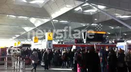 The Whole Queue At Stansted