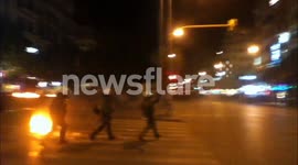 Greeks riot on anniversary of teens murder