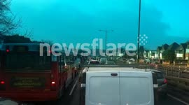 Traffic on A3 going south after multi-car crash