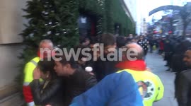 Boxing day sale at Selfridges,  first customers 9am!