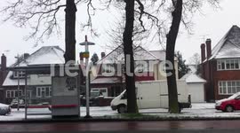 London first snow 2013