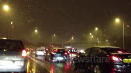 Belfast snow traffic