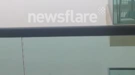 Thick fog descends on Dubai