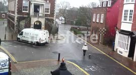 Snow, Market Street, Poole