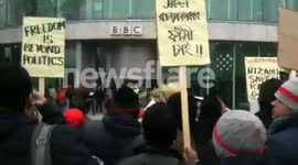 Bangladeshi BBC Protesters, White City