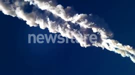 The meteorite fell in Chelyabinsk 14.02.2013.