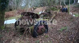 disused pre war vehicals dartmoor national park,devon