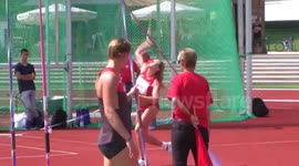 Leslie, Breanna Heptathlon Javelin Throw 2014 Thorpe Cup 27Jul14