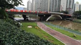South Korea after torrential rain