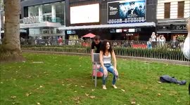 Ice Bucket Challange in Leicester Square