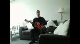 playing my guitar