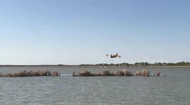 Close up Canadian Water Bomber refill
