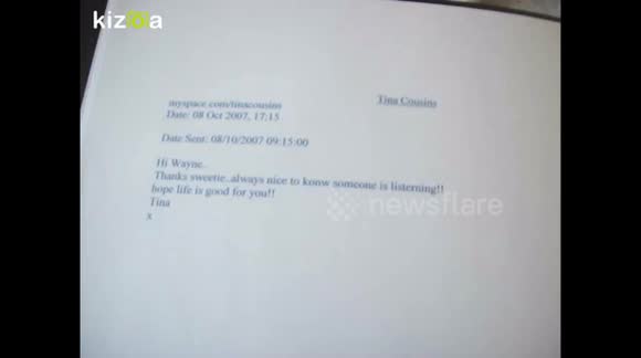 George Micheal email  sent to my partner on George Birthday