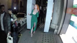 'Britain's Next Top Model' Victoria Clay wows in green dress