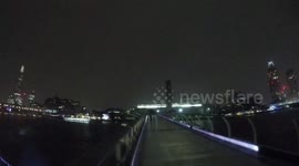 Thunder And Lightning Storm As Seen From The millennium bridge