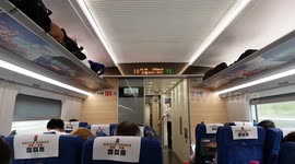 High speed train cabin in China