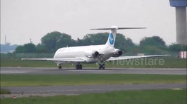 *ABORTED TAKEOFF - PILOT DEPARTS WITHOUT PERMISSION* Bravo Airways MD-83 Aborts at Liverpool 27.5.18