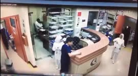 Hospital patient attacks nurse for 'refusing him medicine'