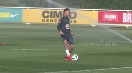 Brazil get a boost ahead of the World Cup as Neymar trains