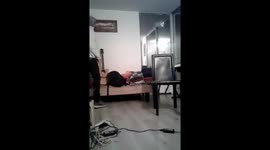 Invisible ship is turned on by young man