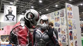 ComicCon London Antman & Wasp Deadpool Jurassic Worlds