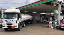 Brazil fuel crisis. Truckers on strike.
