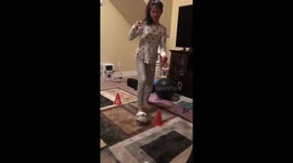 Dribble for the first time