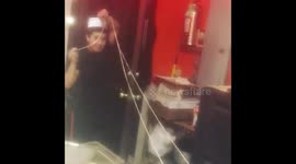 American statue. Uzbek