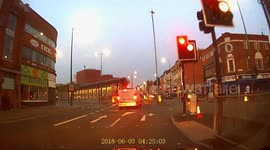 group of mens attacked a man while he is on the ground in leicester