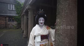 A woman has revealed she became a geisha to help epilepsy