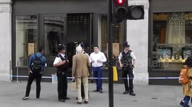 Watches of Switzerland Robbery on regent street London by Jim Connor